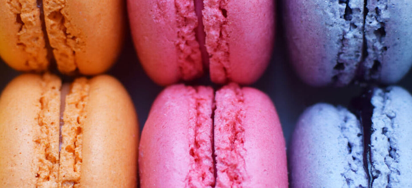 colourful macarons