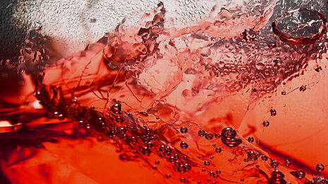 red sparkling water