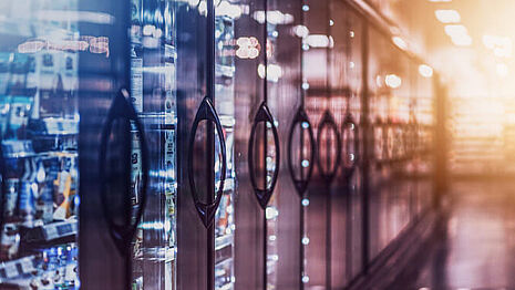 several refrigerators