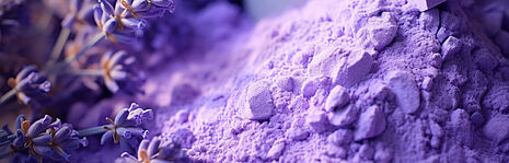 purple food powder