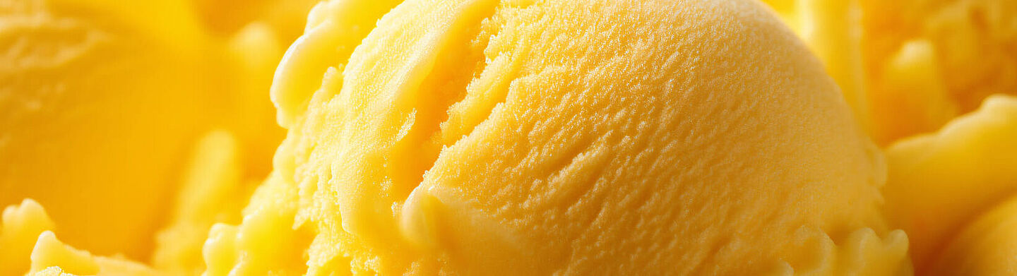 yellow ice cream