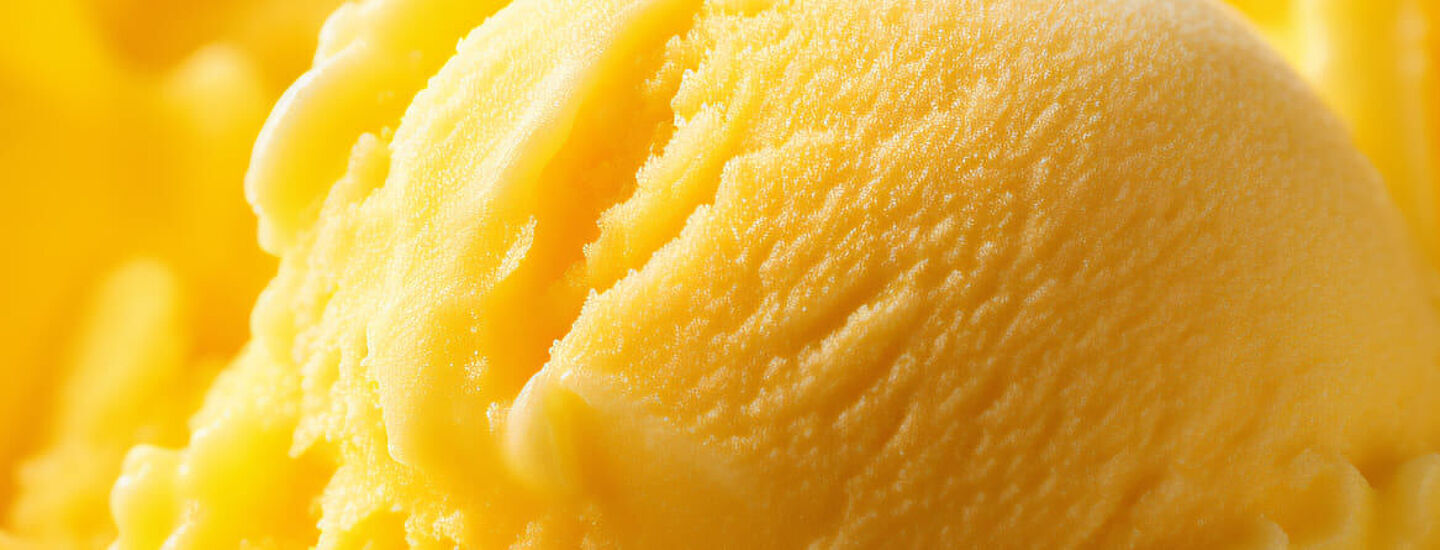 yellow ice cream